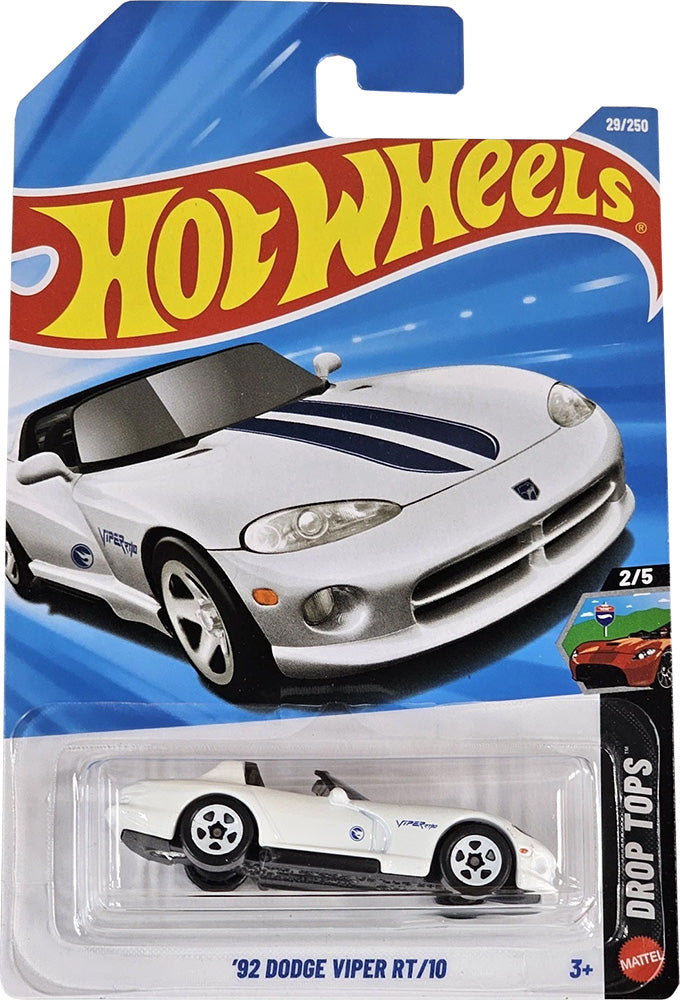 ’92 Dodge Viper RT/10 (White) - Treasure Hunt – Hot Wheels by Mattel - Imported (B Case)
