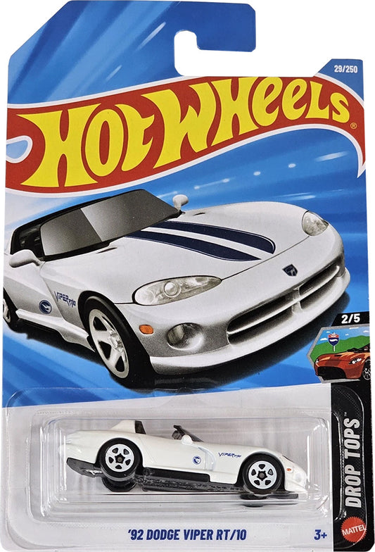 ’92 Dodge Viper RT/10 (White) - Treasure Hunt – Hot Wheels by Mattel - Imported (B Case)