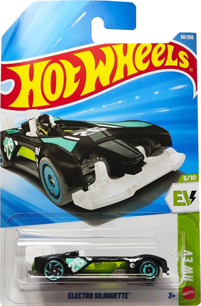 Electro Silhouette (Black/Green) – Hot Wheels Treasure Hunt 2026 by Mattel (Imported) - Prithvi Enterprises