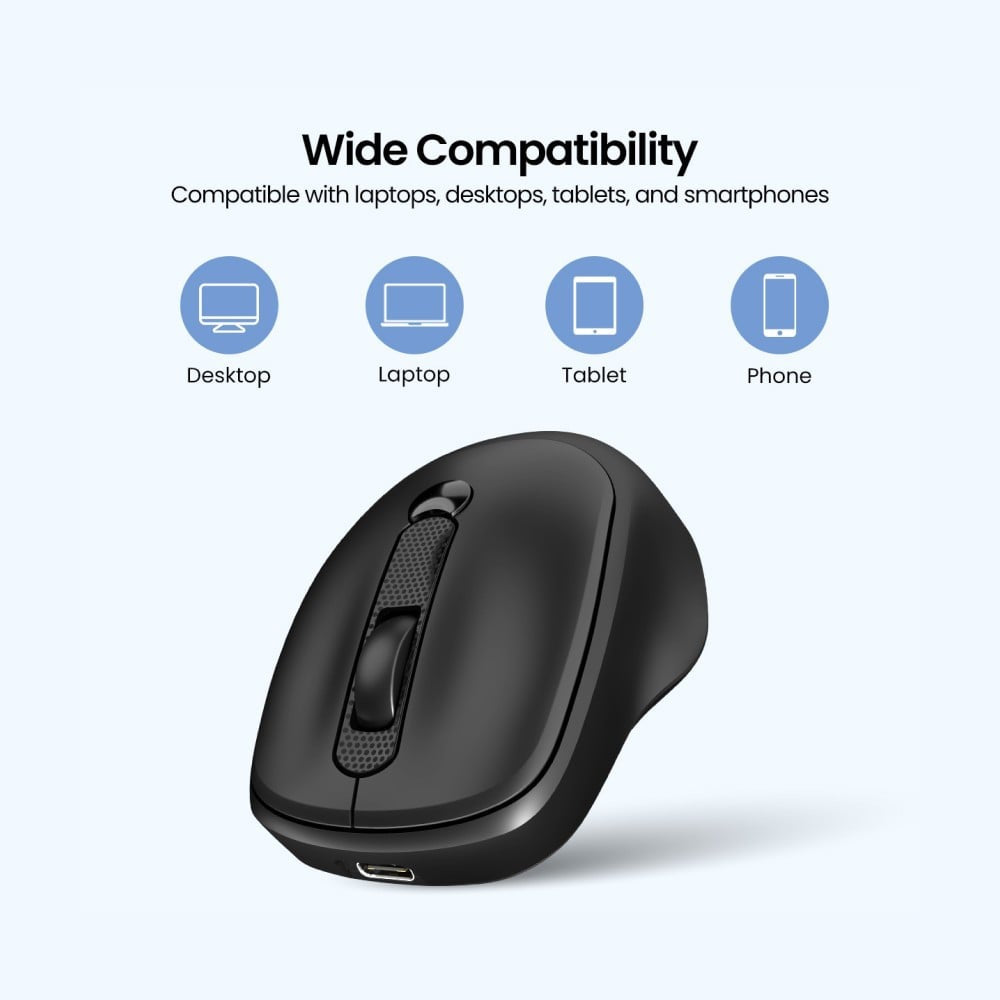Portronics Toad 7 Rechargeable Wireless Mouse Wireless Mouse (Black) : 1