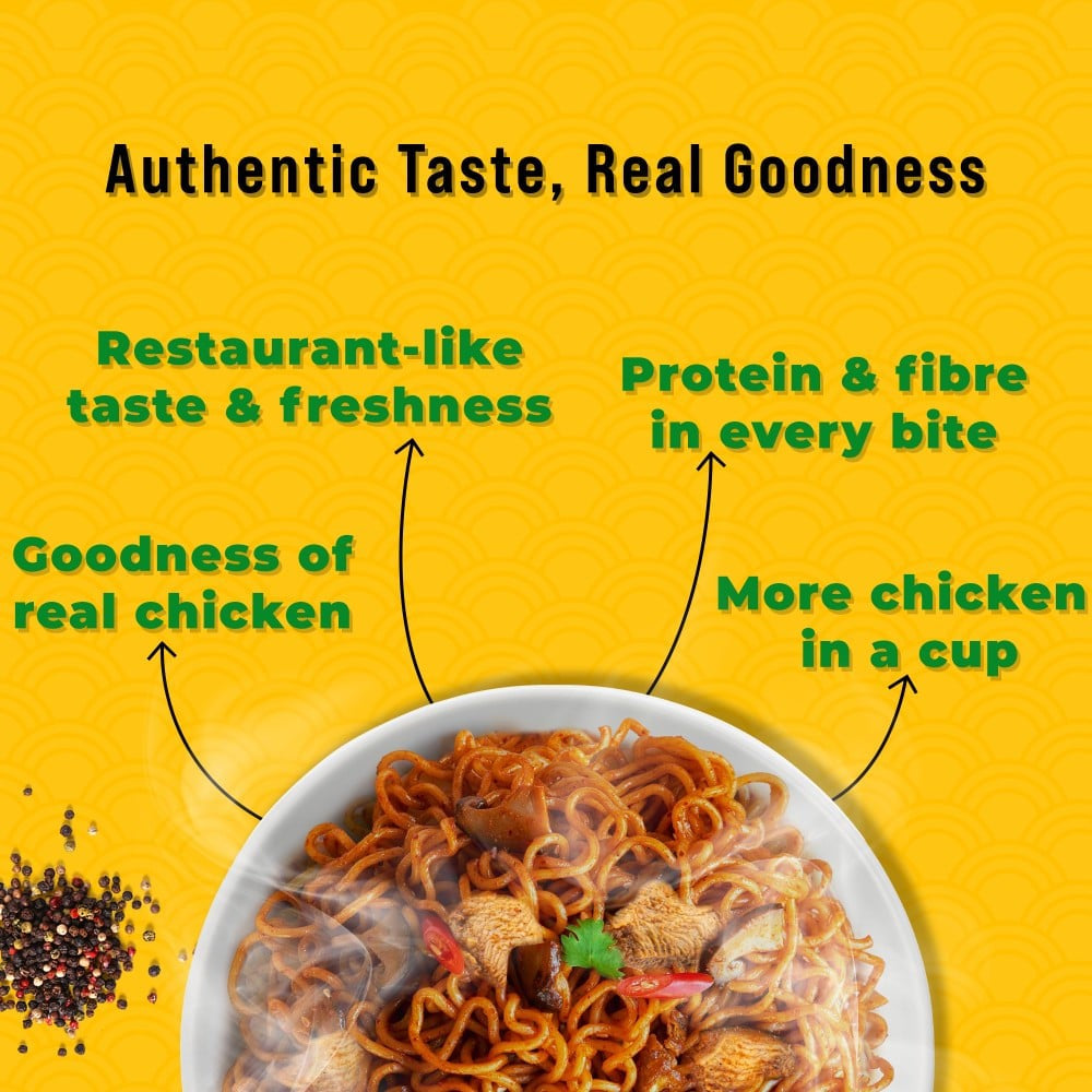 Wow! Chilli Chicken Cup Noodles - Pack of 2 : 2 x 90 g