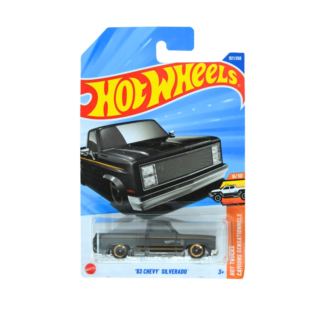 ’83 Chevy Silverado (Black) – Hot Wheels 2025 by Mattel