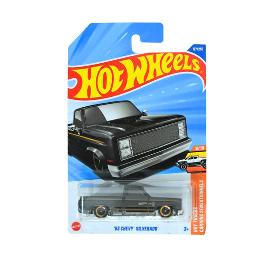 ’83 Chevy Silverado (Black) – Hot Wheels 2025 by Mattel