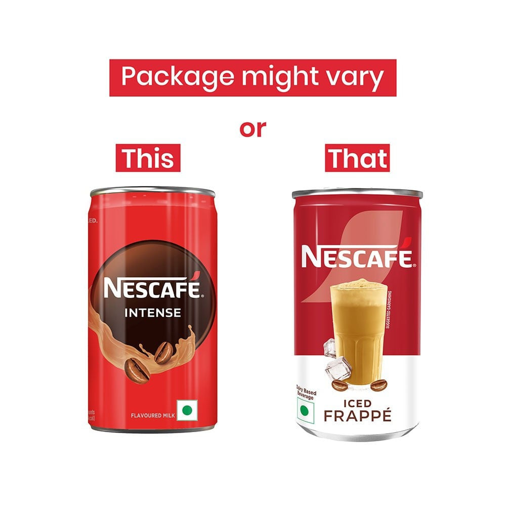 Nescafe Cafe Style Cold Coffee, Iced Frappe - Pack of 2 : 2 x 170 ml