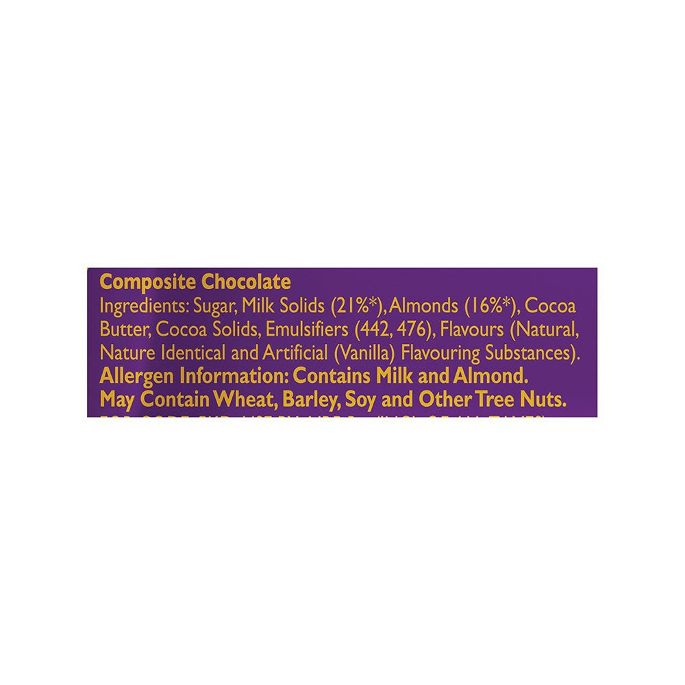 Cadbury Dairy Milk Silk Roast Almond Flavoured Chocolate Bar : 58 g