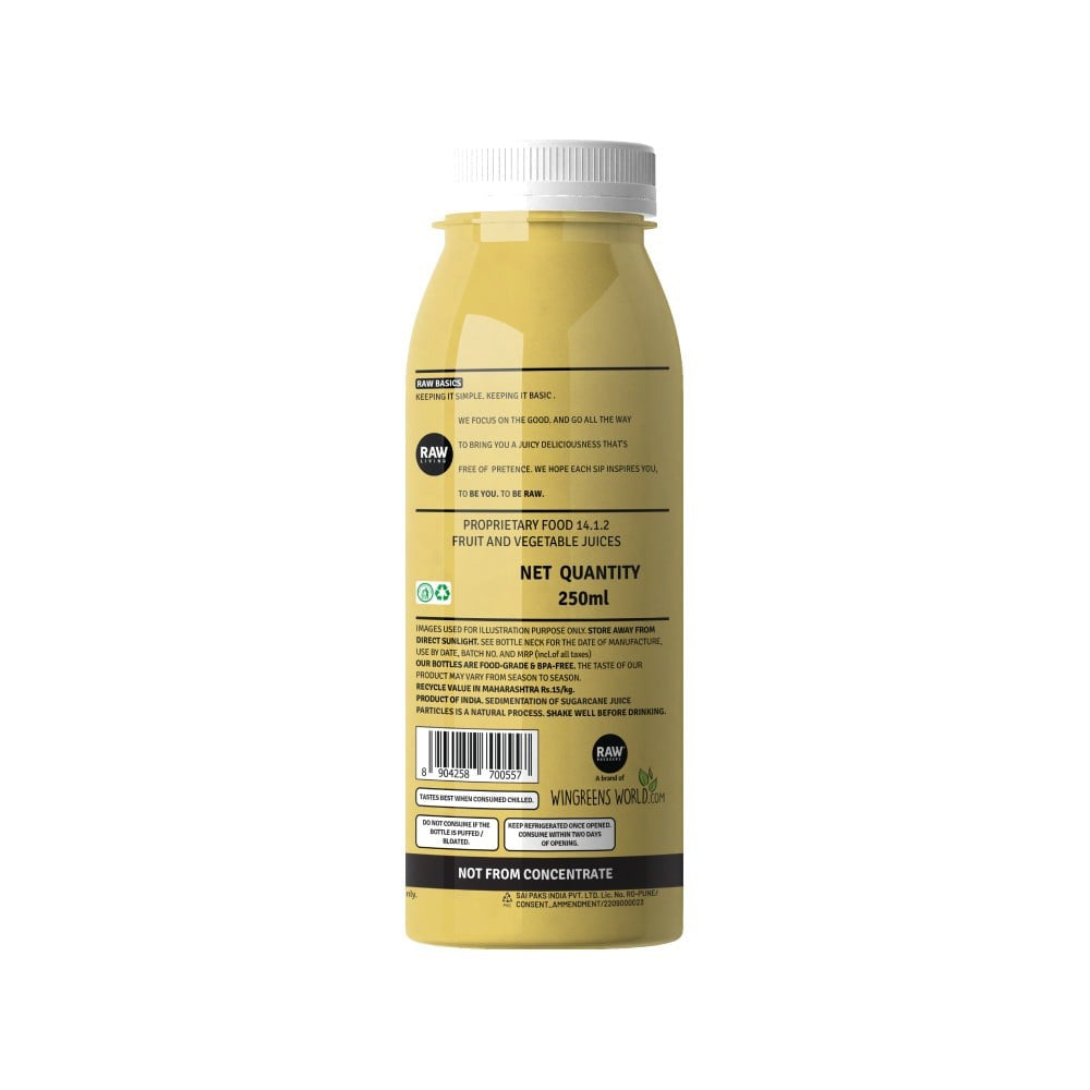 Raw Pressery Sugarcane Juice - Pack of 2 : 2 x 250 ml