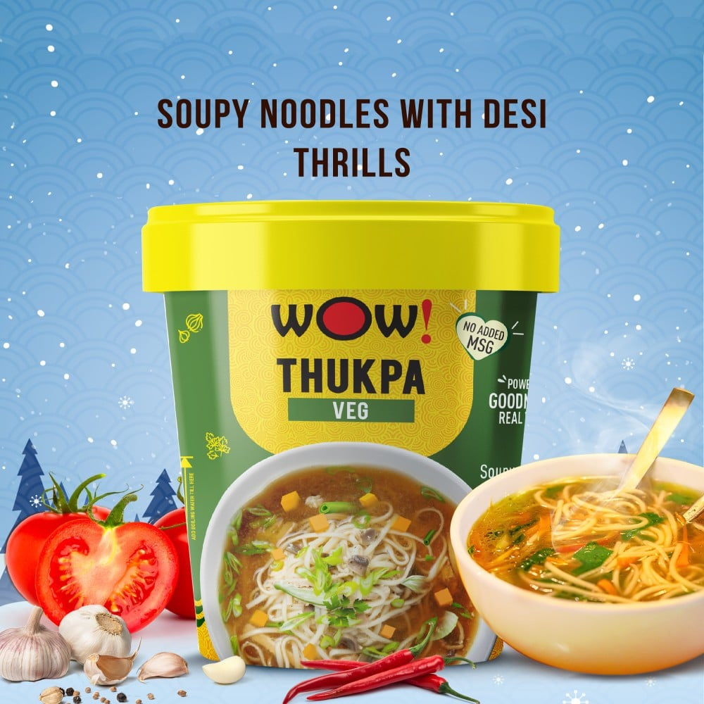 Wow! Thukpa Veg Cup Noodles : 55 g