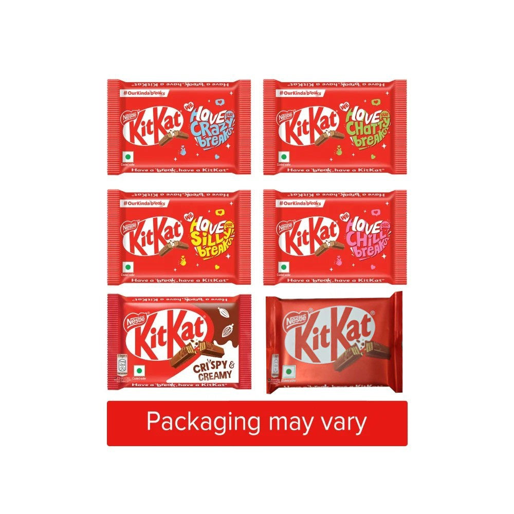 Nestle KitKat Love Break, 4 Fingers Wafer Chocolate Bar : 38.5 g