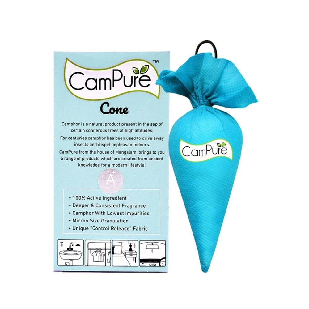 CamPure Camphor Car Freshener Cone - Original : 60 g