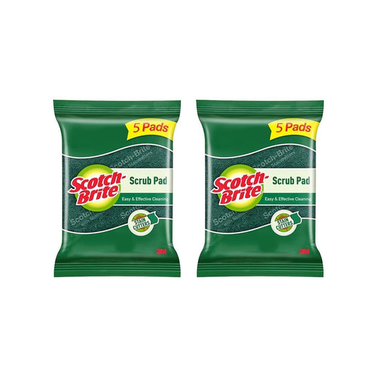 Scotch Brite Scrub Pad - Pack of 2 : 2 x 5 units