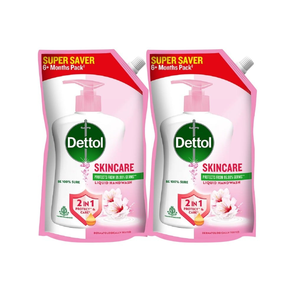 Dettol Skincare Hand Wash Refill - Pack of 2 : 2 x 675 ml