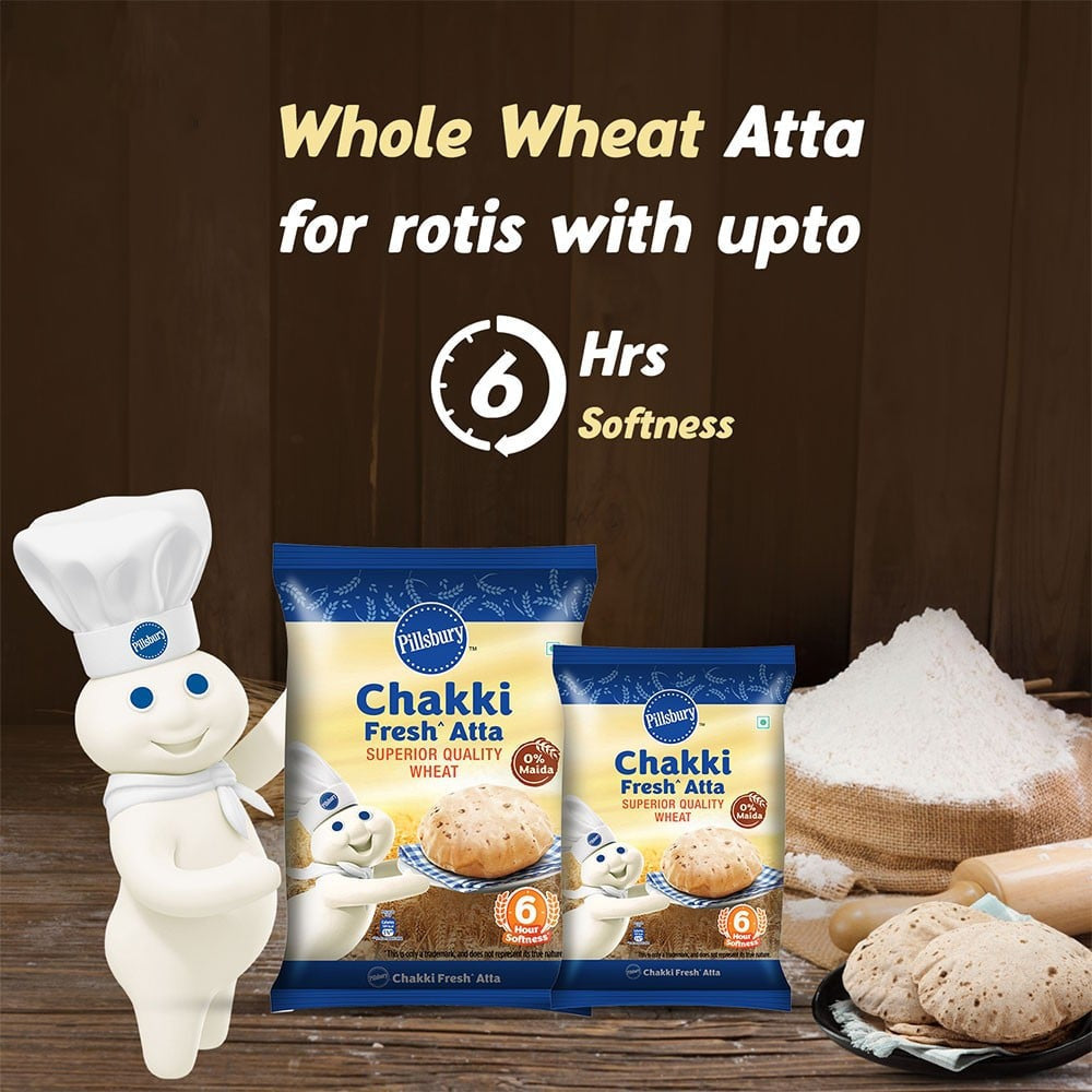 Pillsbury Chakki Fresh Atta : 5 kg