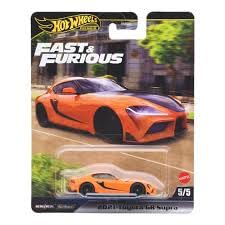 2021 Toyota GR Supra (Orange) – Hot Wheels Fast & Furious Premium by Mattel - Imported - Prithvi Enterprises