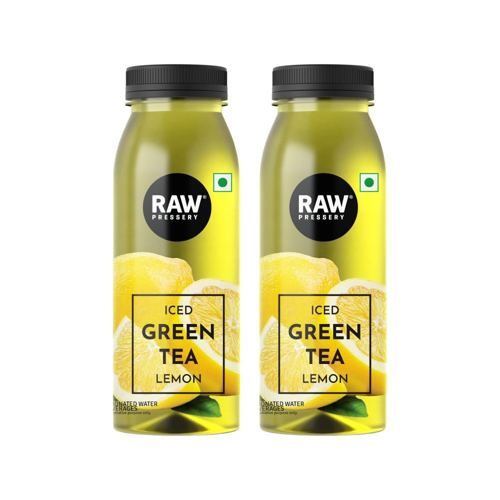 Raw Pressery Iced Green Tea (Lemon) - Pack of 2 : 2 x 250 ml