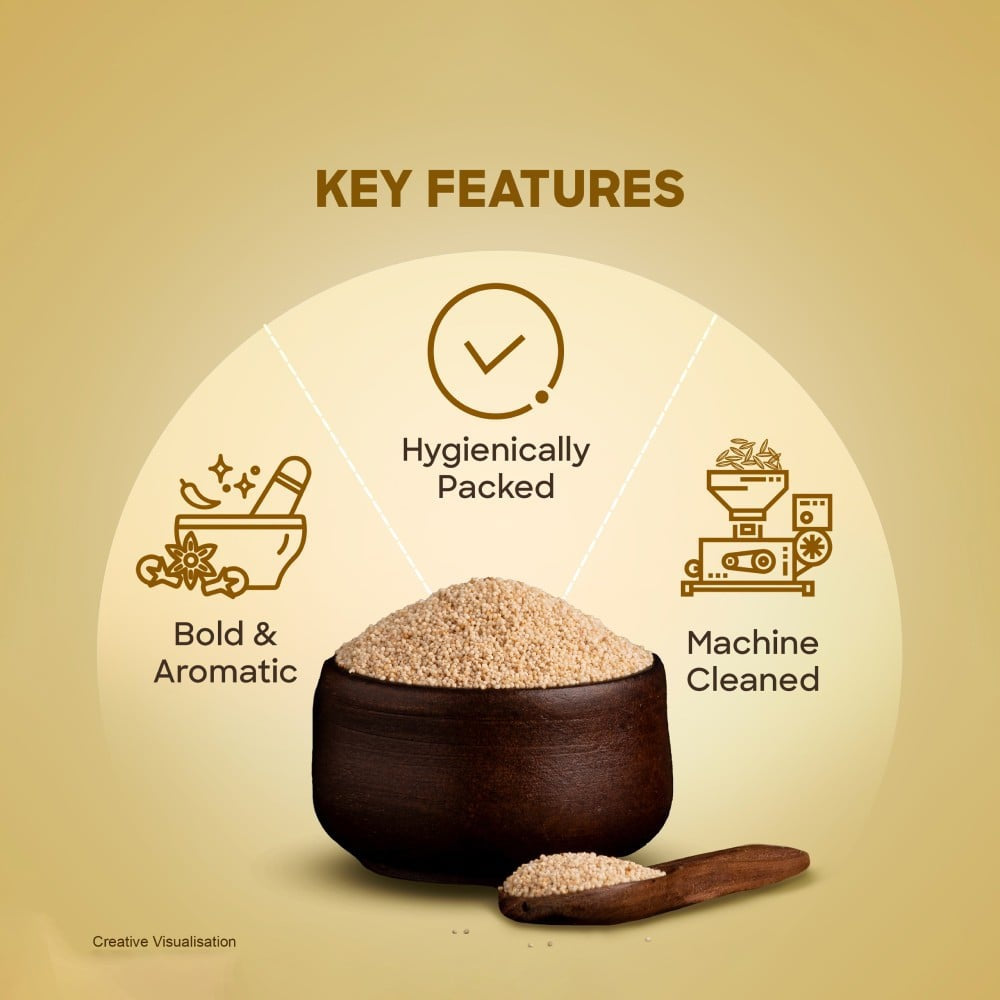 Aashirvaad Pure Whole Poppy Seeds : 50 g