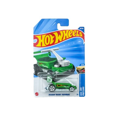 Draggin Wagon / Remorque (Green) – Hot Wheels 2025 by Mattel