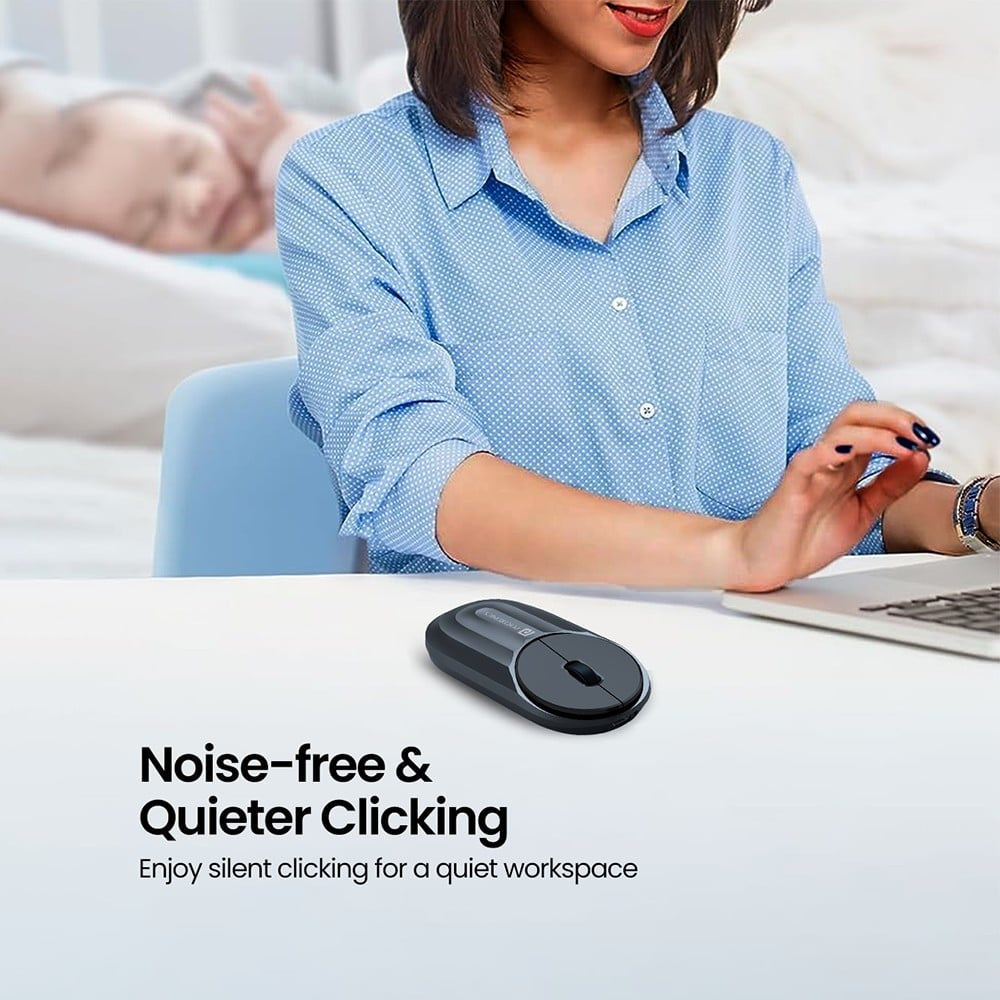 Portronics Wireless Mouse (Black) : 1 Unit