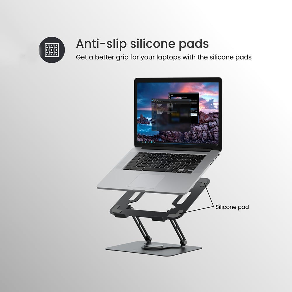 Portronics My Buddy K9 Laptop Stand (Black) : 1 unit