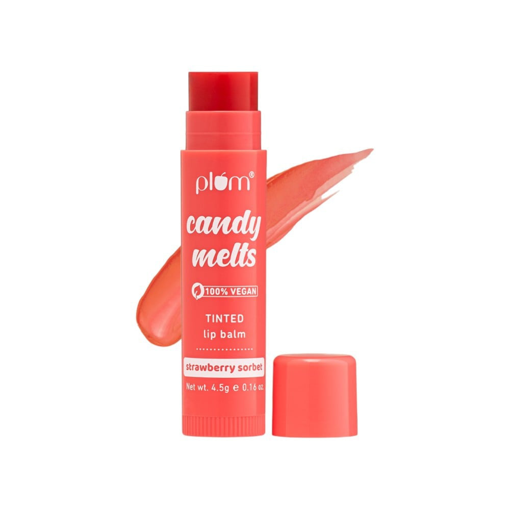 Plum Candy Melts Tinted Lip Balm (Strawberry Sorbet) (Strawberry Sorbet) : 4.5 g