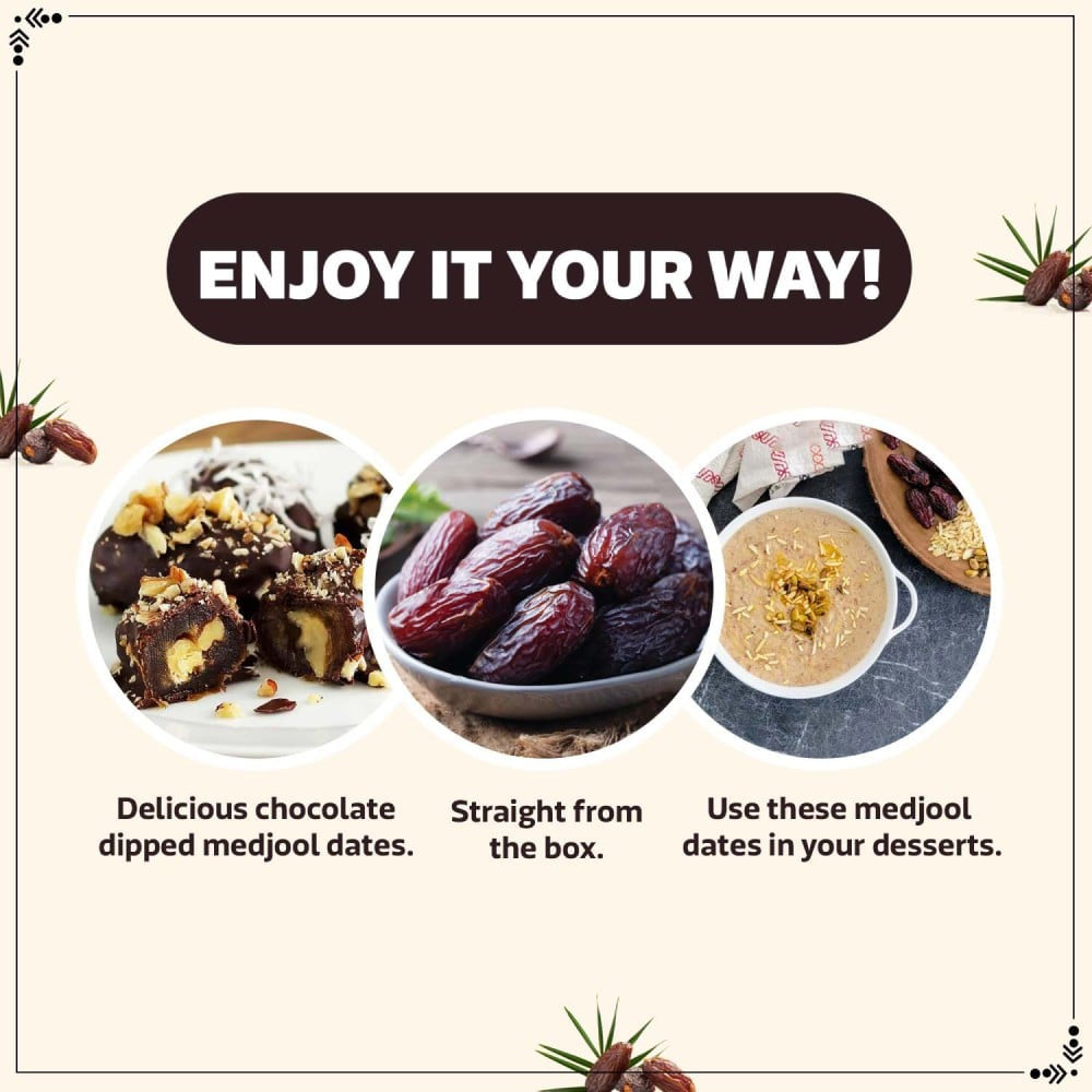 Wonderland Foods Medjool Dates (Khajur) : 200 g