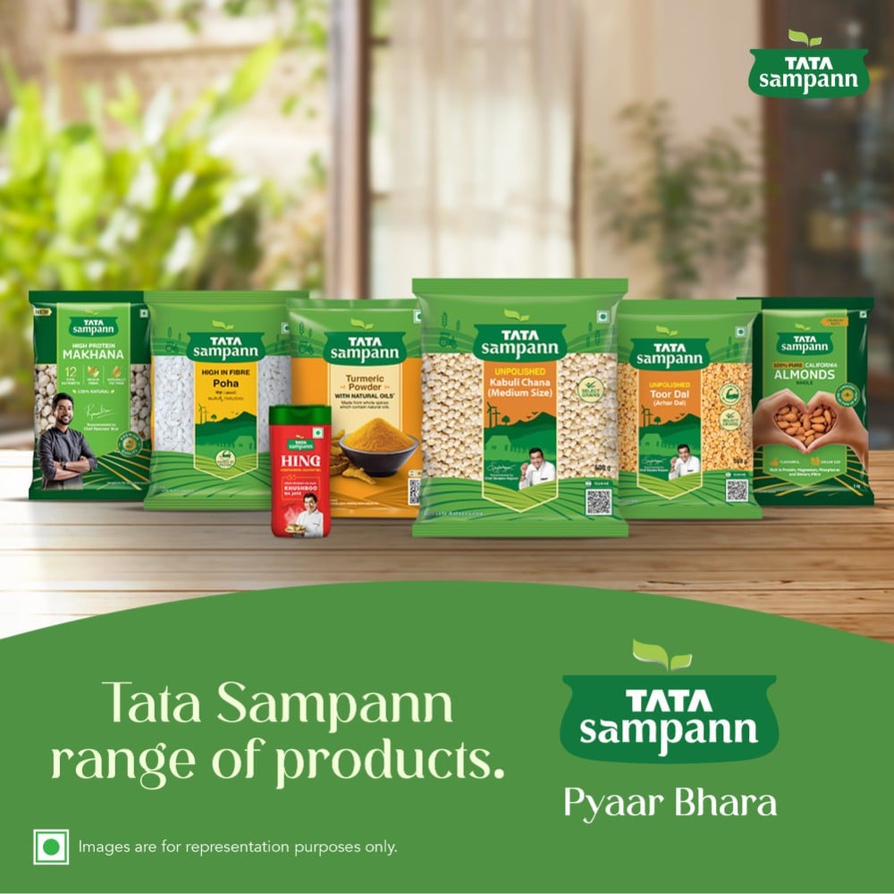Tata Sampann Unpolished Kabuli Chana (Medium Size) : 500 g