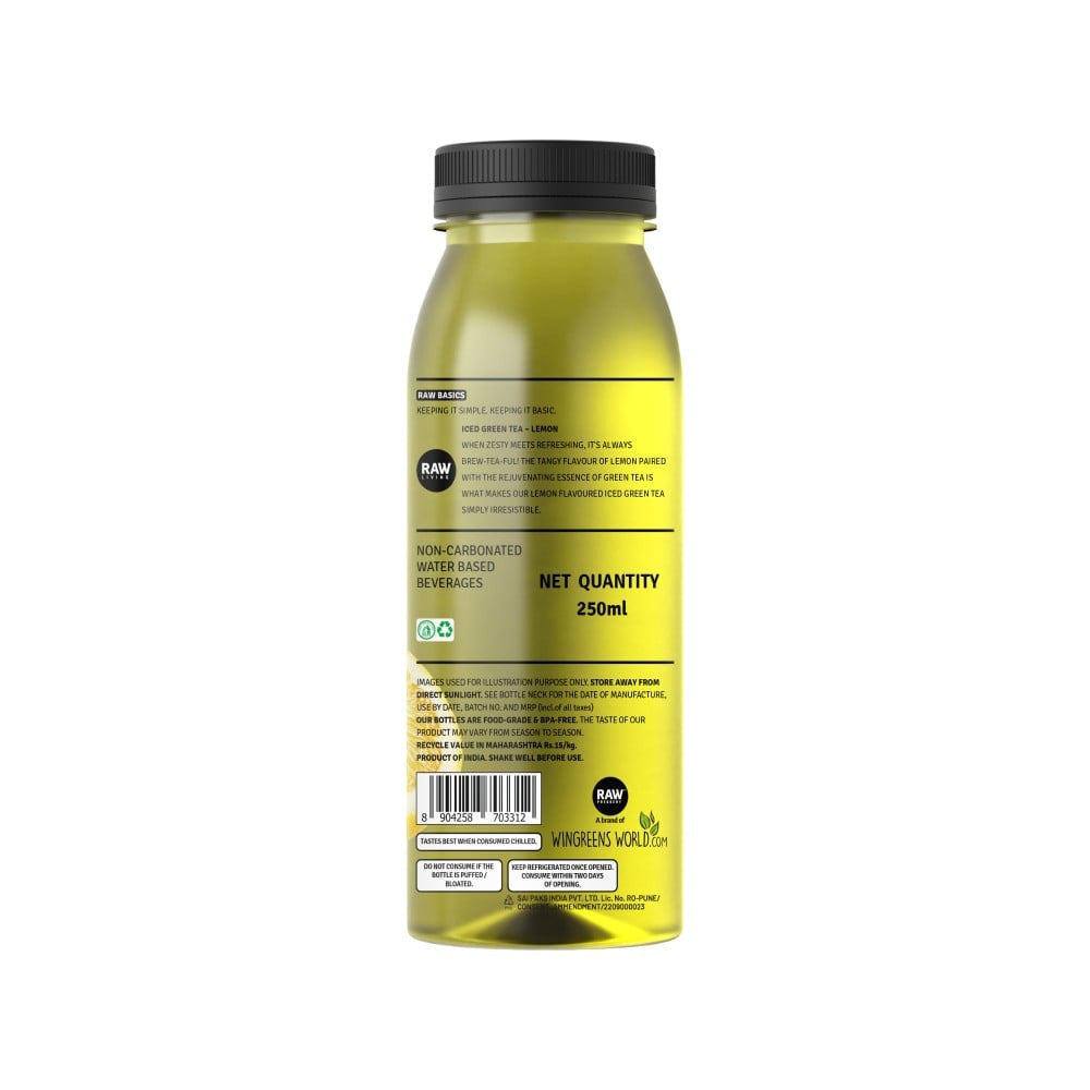 Raw Pressery Iced Green Tea (Lemon) : 250 ml