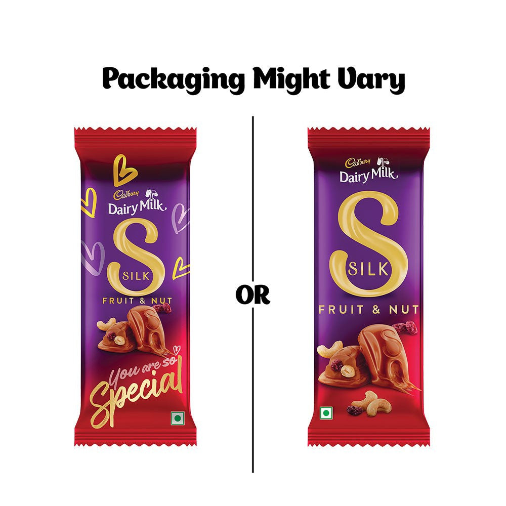 Cadbury Dairy Milk Silk Fruit & Nut Flavoured Chocolate Bar - Pack of 2 : 2 x 137 g