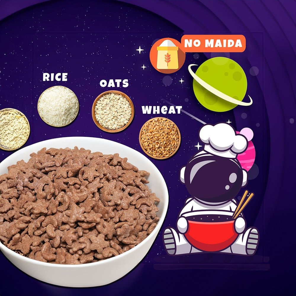 Unifit Multigrain Choco Moons & Stars Kids Cereal : 375 g