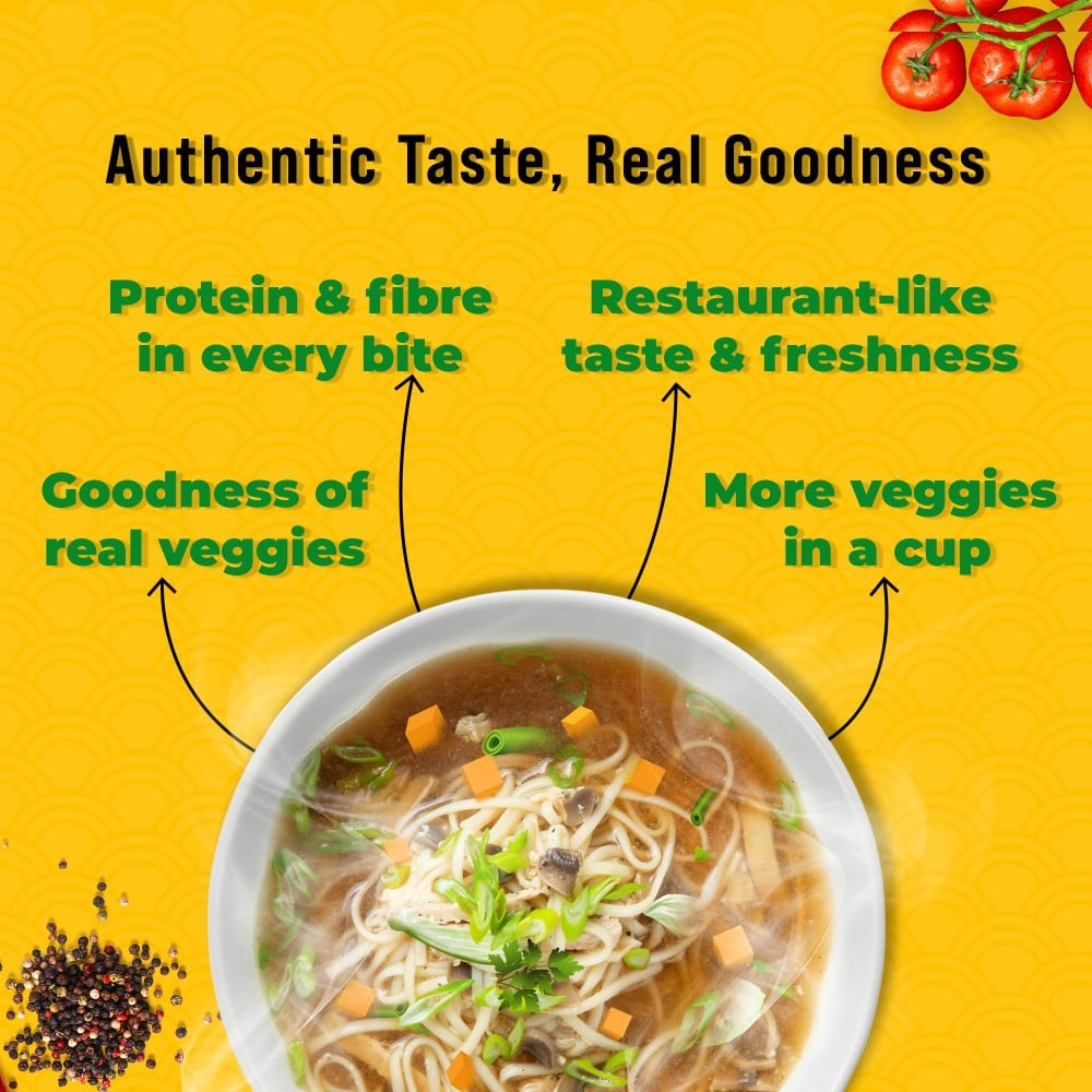 Wow! Thukpa Veg Cup Noodles : 55 g
