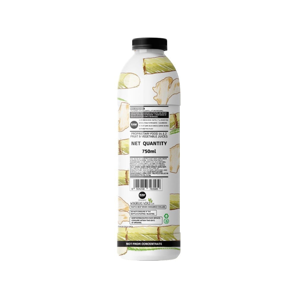 Raw Pressery Refreshers Sugarcane Juice - Pack of 2 : 2 x 750 ml