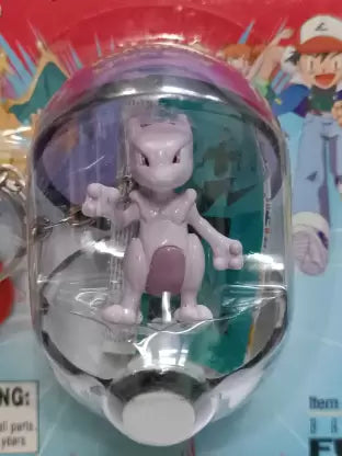 Pokémon Mewtwo Pokeball Catch & Release Keychain