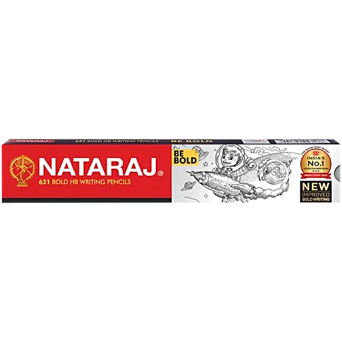 Nataraj 621 Writing Pencils HB Superior Bonded Lead - 10 pcs