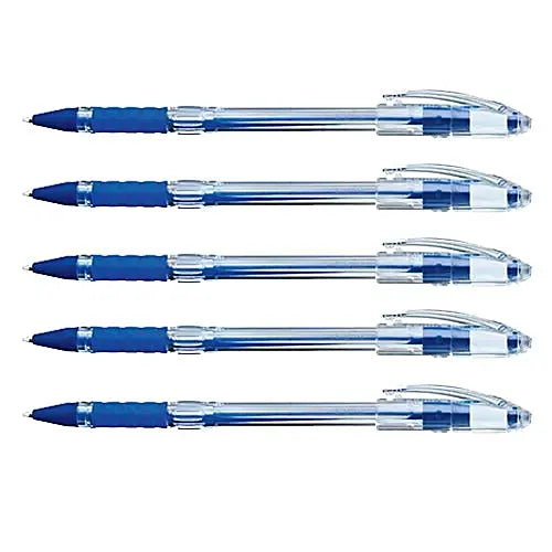 Cello Gripper Ball Pen - Blue (Pack of 5)