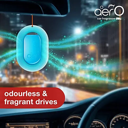 Godrej Aer O Car Air Freshener - Cool Aqua, 7.5 g