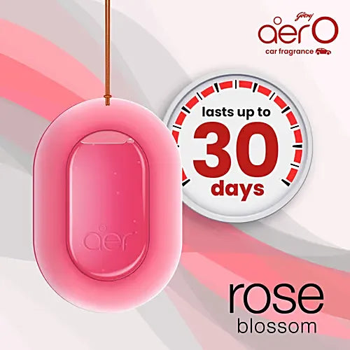 Godrej Aer O Car Air Freshener - Rose Blossom, 7.5 g