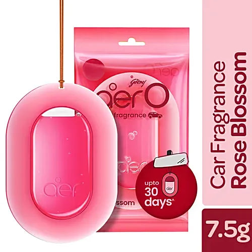 Godrej Aer O Car Air Freshener - Rose Blossom, 7.5 g