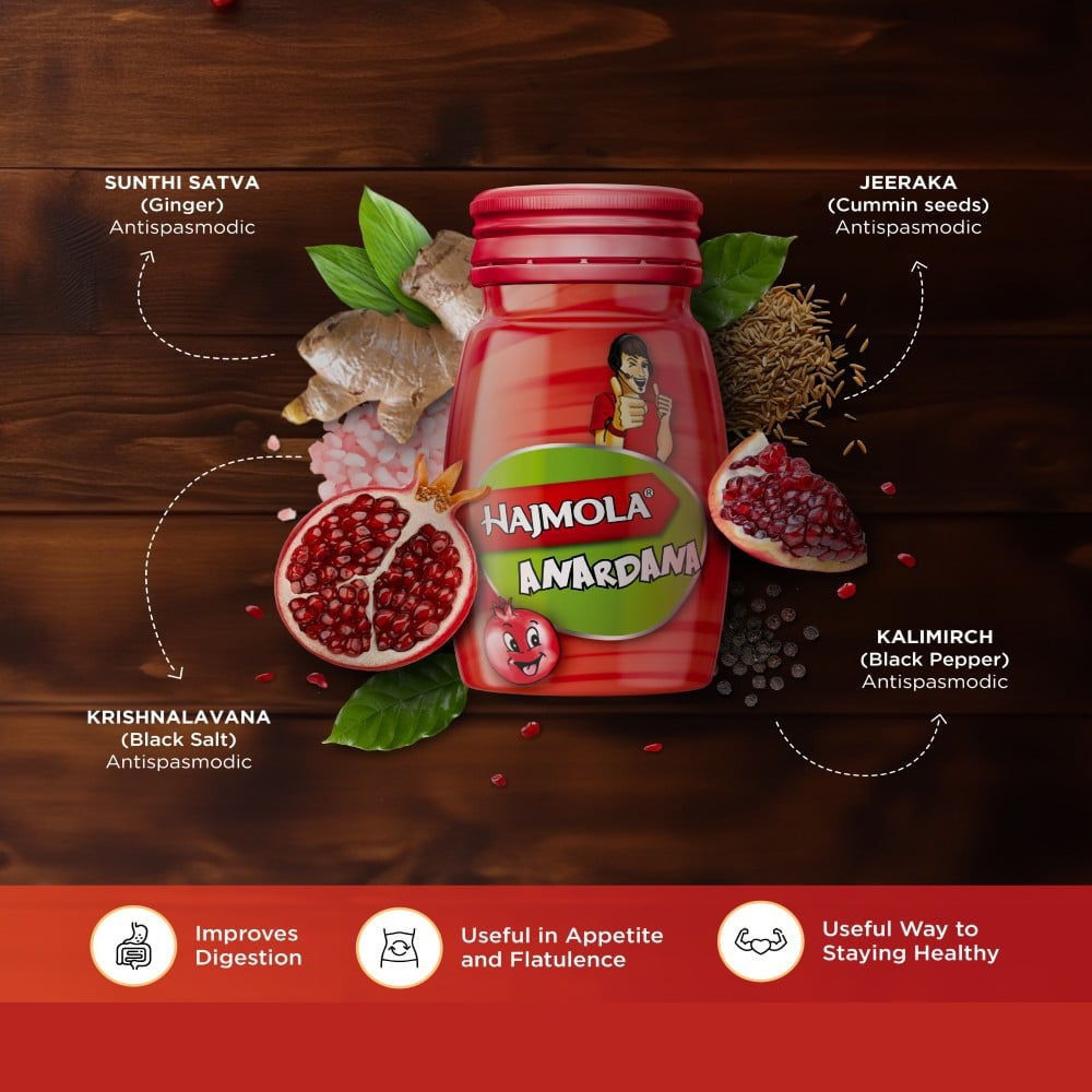 Dabur Hajmola Anardana Digestive Tablets : 120 units
