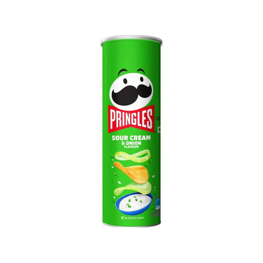 Pringles Sour Cream & Onion Potato Chips : 107 g