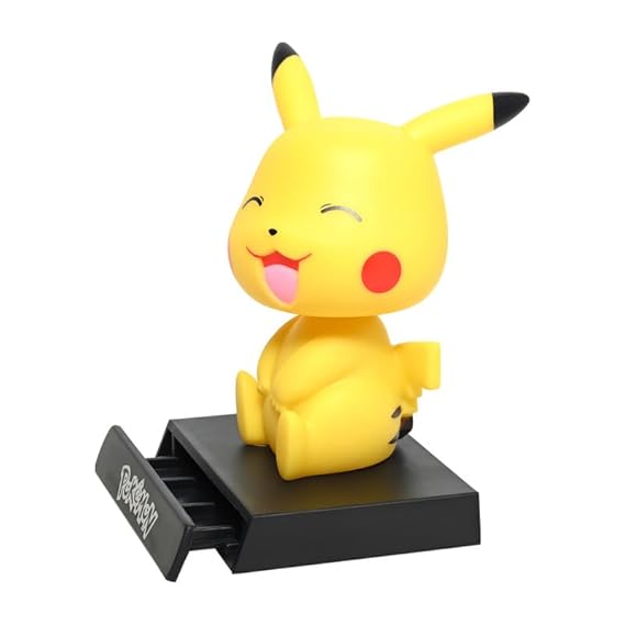 Pikachu Bobblehead with Mobile Holder | Eyes Closed Design