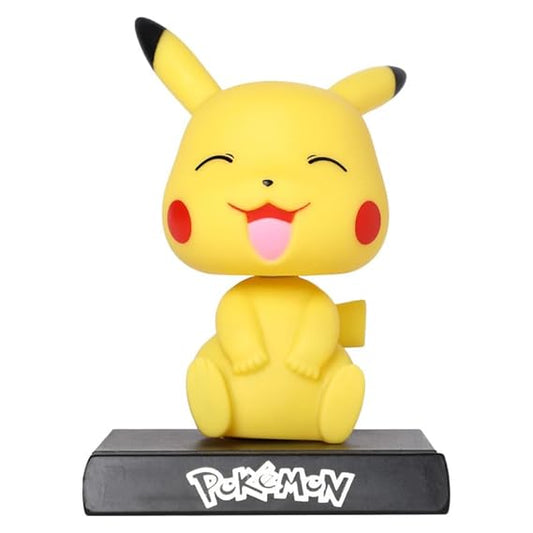 Pikachu Bobblehead with Mobile Holder | Eyes Closed Design