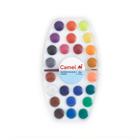 Camel Water Color Cake (24 Shades)