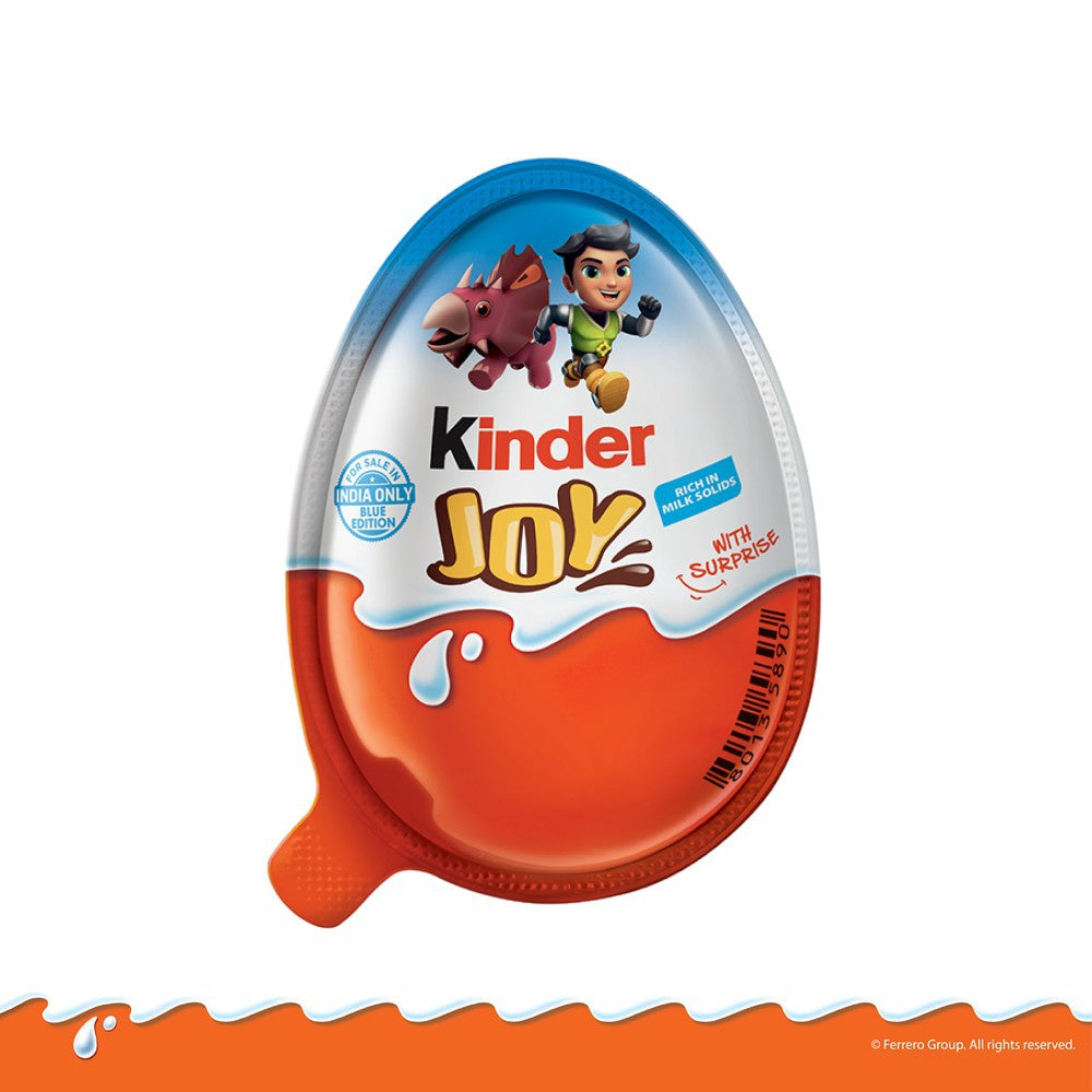 Kinder Joy Shaped Chocolate Pack (Blue Edition) : 1 pack (3 x 20 g)