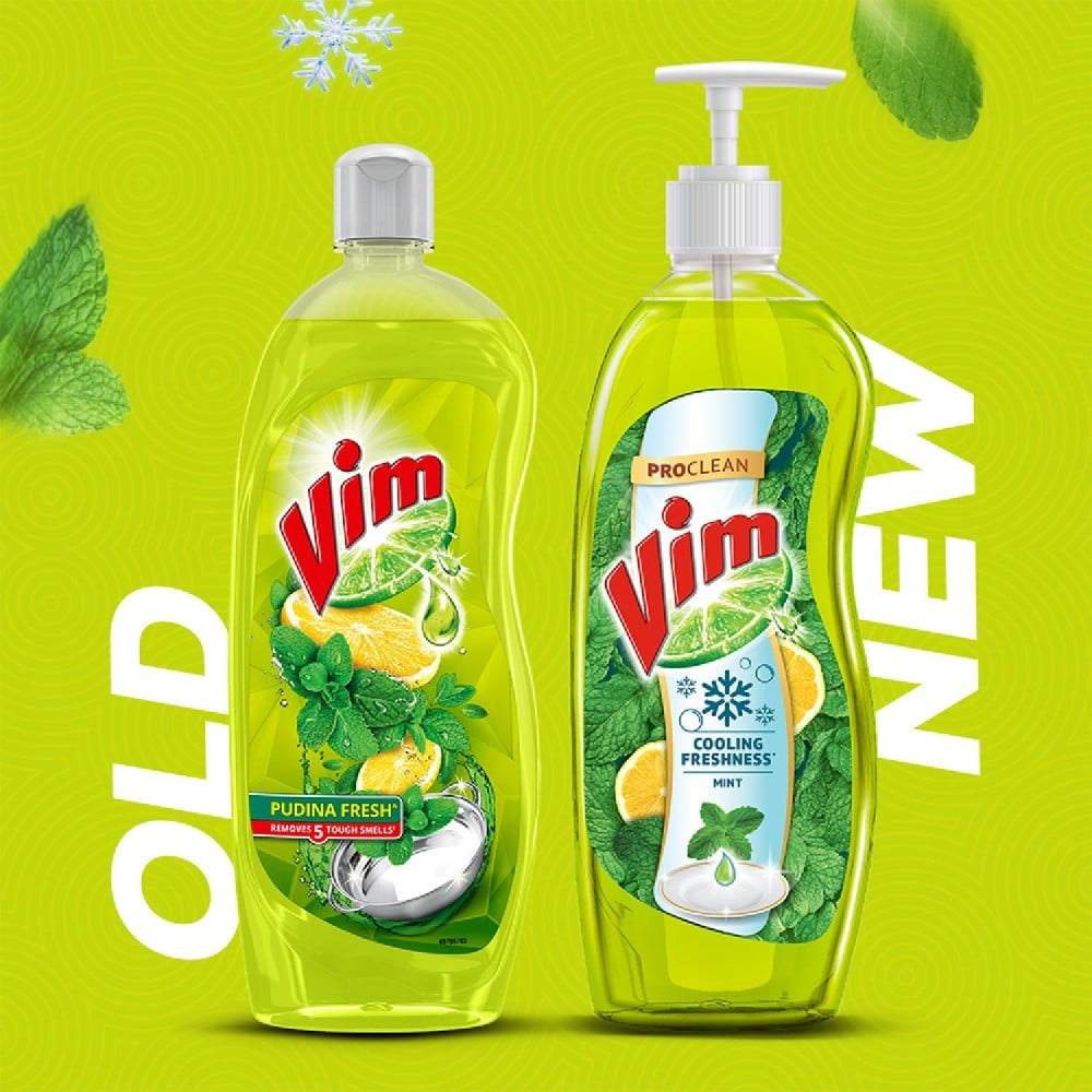 Vim Anti Smell Liquid Dishwash Gel : 500 ml