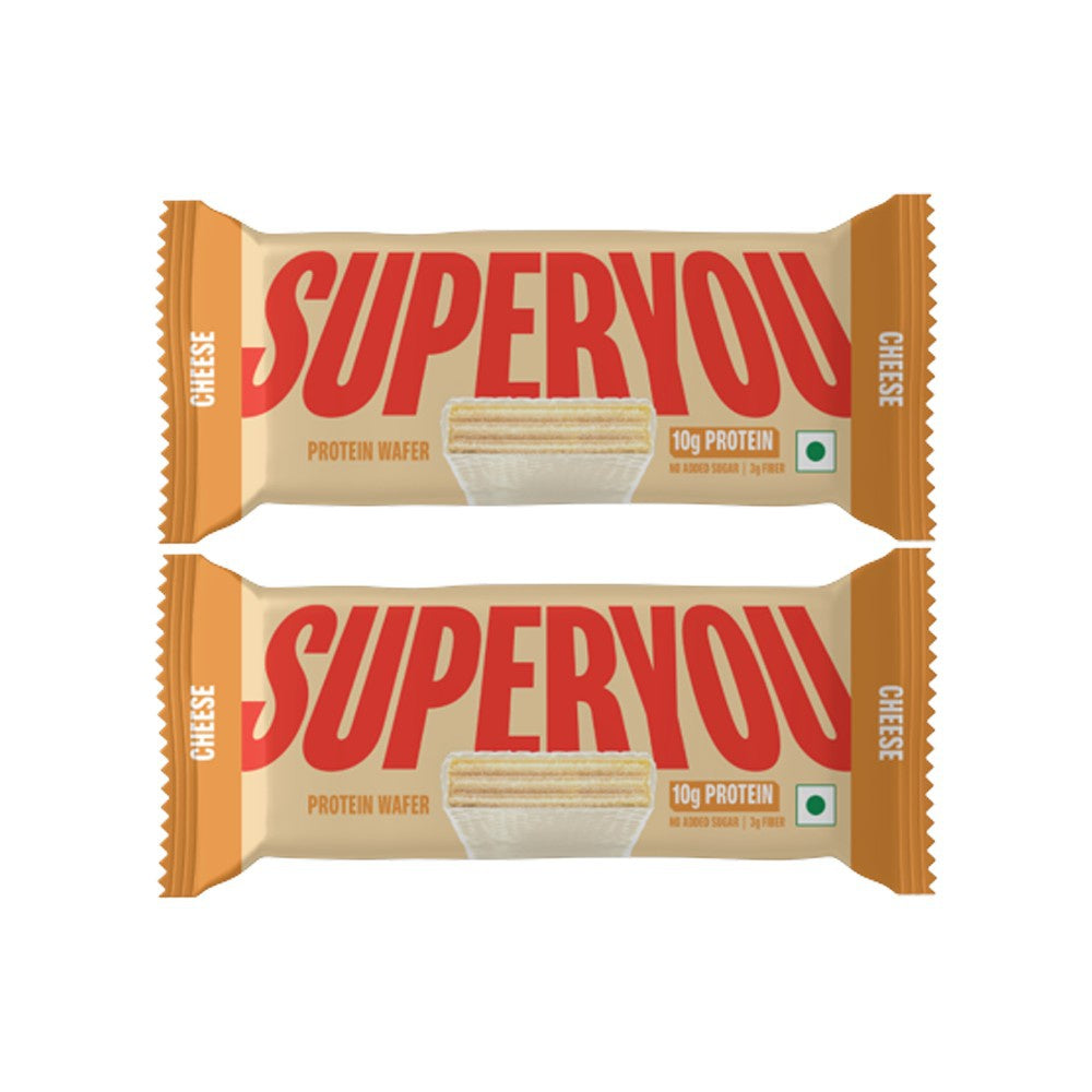 SuperYou Cheese Wafer Protein Bar - Pack of 2 : 2 x 40 g