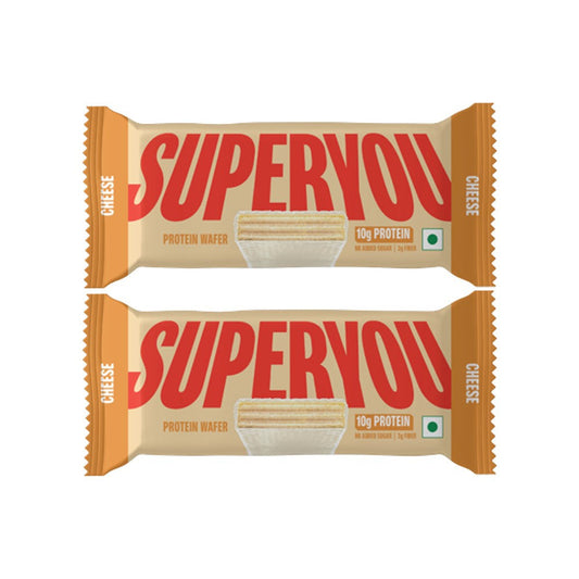 SuperYou Cheese Wafer Protein Bar - Pack of 2 : 2 x 40 g