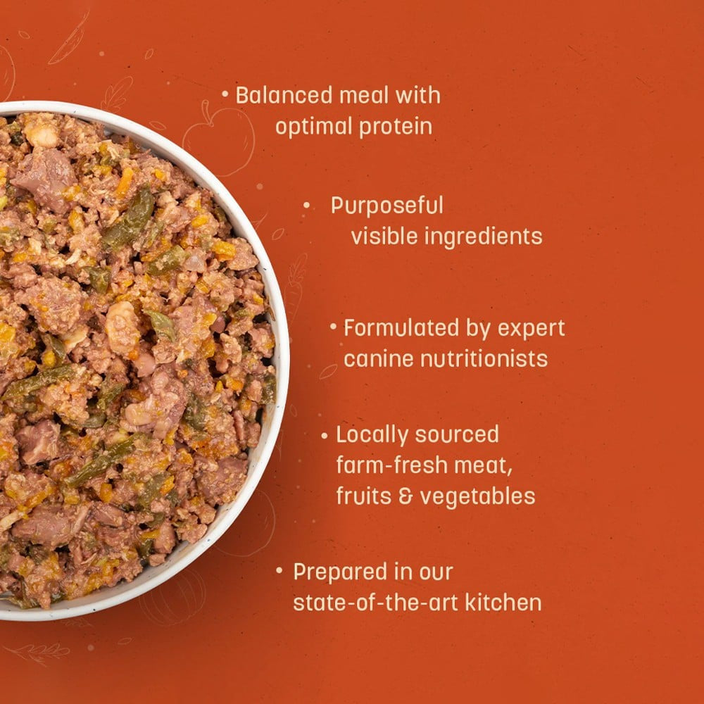 HUFT Sara's Wholesome Chicken & Veggies Dog Wet Food : 300 g
