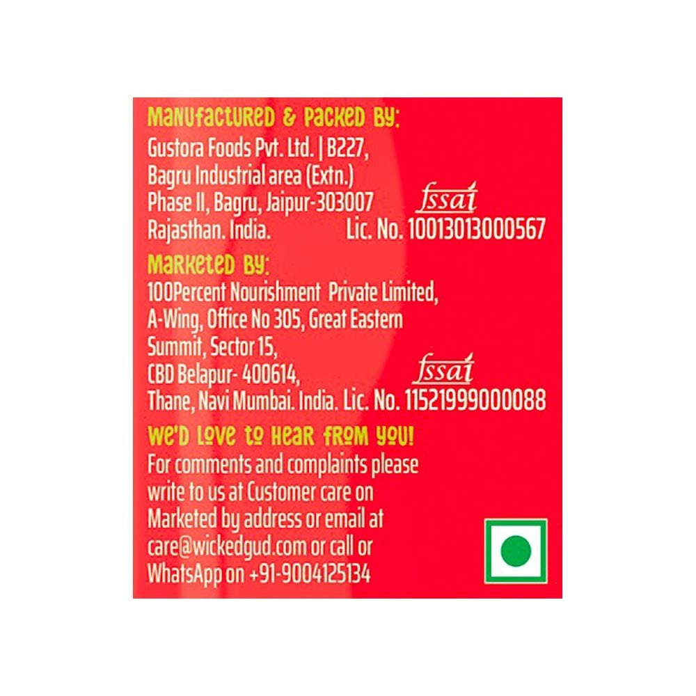 WickedGud Spaghetti (Durum Wheat, Red Lentil & Chickpea) : 400 g