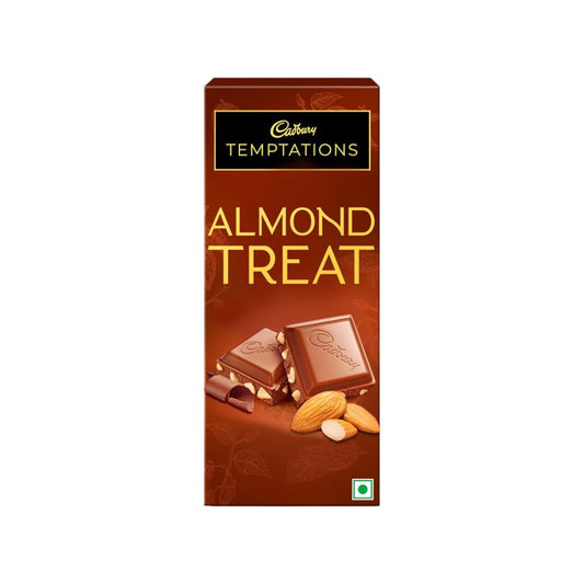 Cadbury Temptations Almond Treat Premium Flavoured Chocolate Bar : 72 g