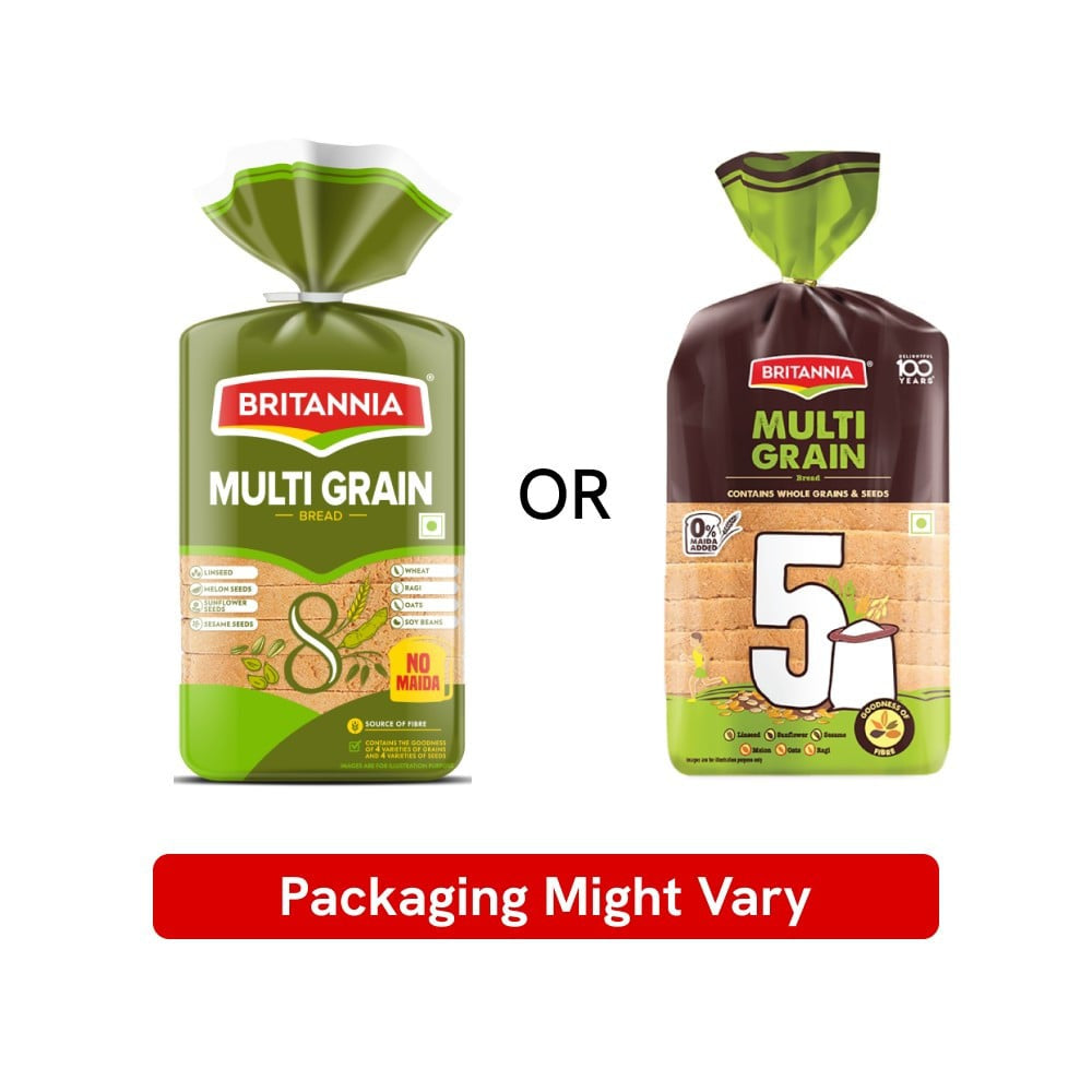 Britannia Multigrain Bread : 400 g