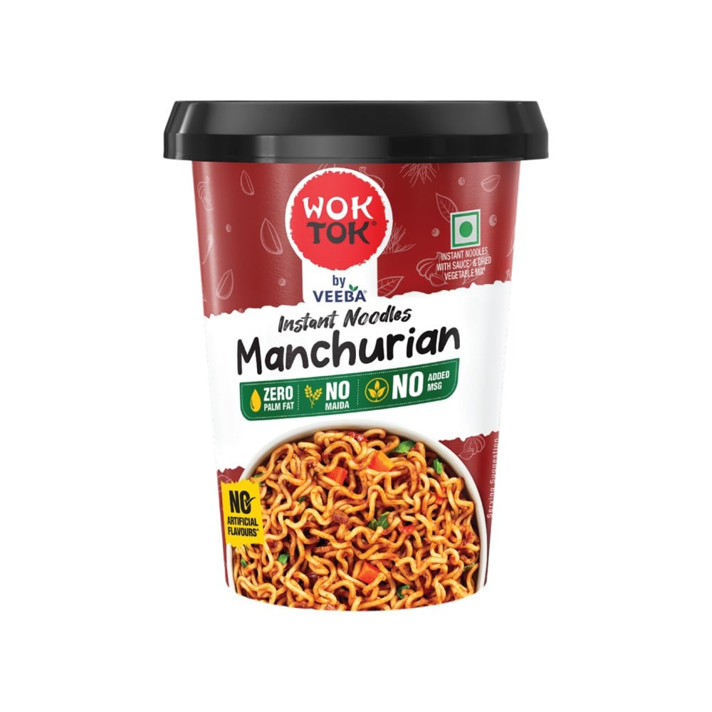 Wok Tok by Veeba Manchurian Instant Cup Noodles : 92.5 g